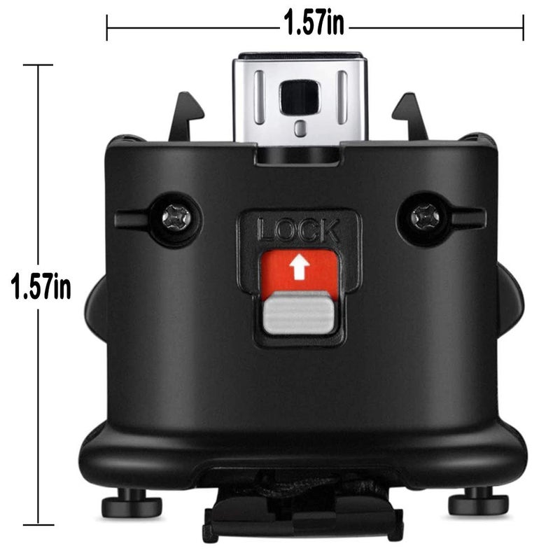 LACTIVX Wii Motion Plus Adapter, 2 Packs Upgraded Motion Attachment for Wii Remote Controller (Black) - Image 2